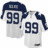 Nike Men & Women & Youth Cowboys #99 Selvie Thanksgiving White Team Color Game Jersey